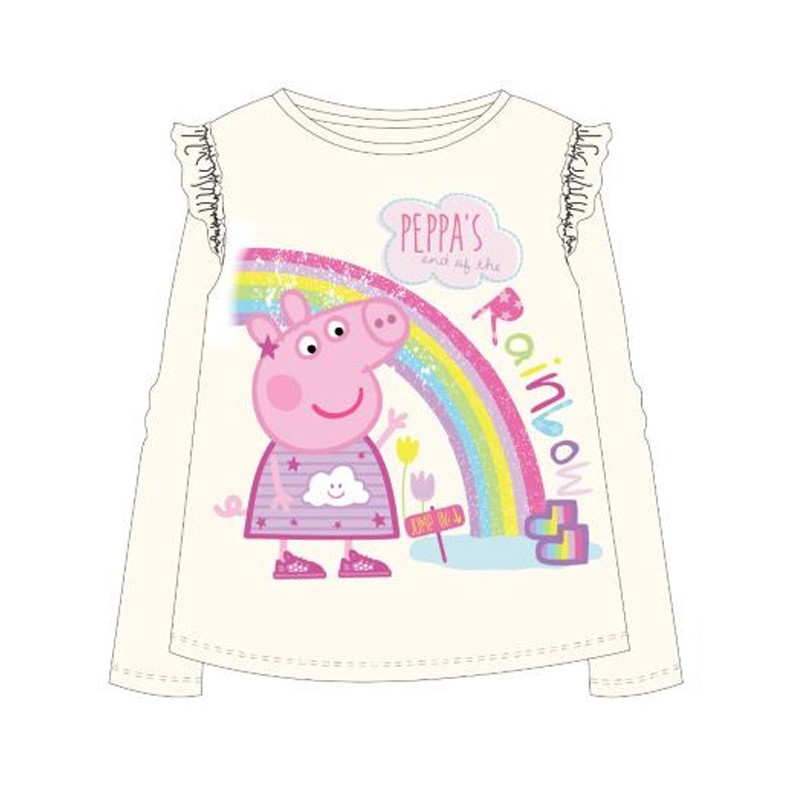 Peppa Pig Rainbow children's long-sleeve shirt, top 104 cm