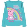 T-shirt à manches longues pour enfants Peppa Pig Rainbow, haut 104 cm