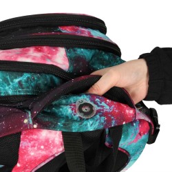 Sac à dos scolaire à quatre compartiments St. Nébuleuse droite de 23L
