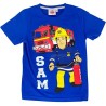 Lot de 2 T-shirts à manches courtes pour enfants Sam le pompier 110/116 cm