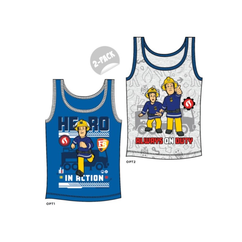 Fireman Sam children's tank top 2-piece set 110/116 cm