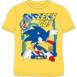 Sonic the Hedgehog Let's Go Sonic the Hedgehog kids' short t-shirt, top 104 cm