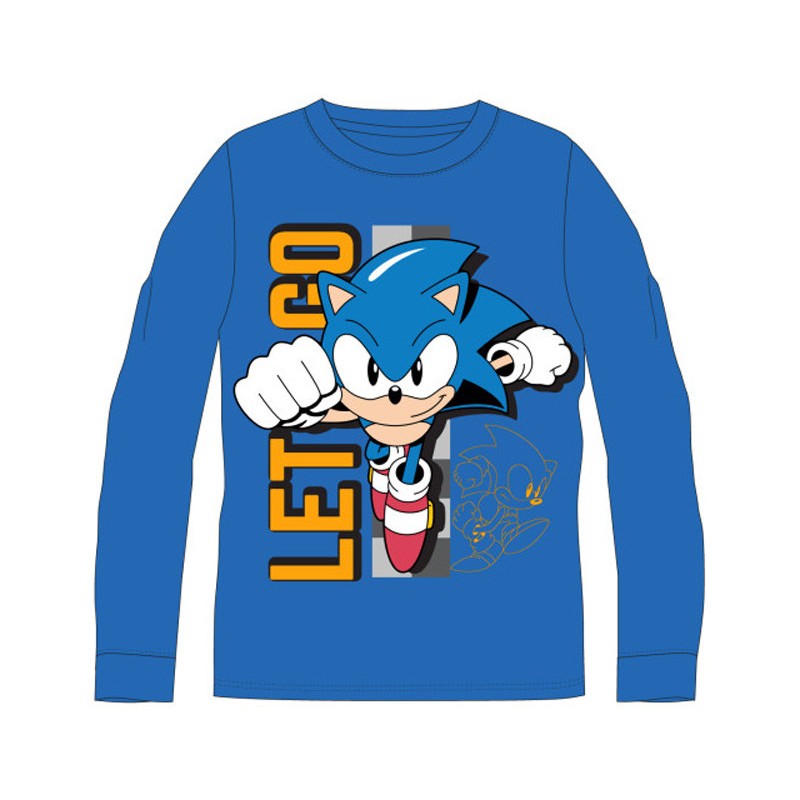 Sonic the Hedgehog Ring Sonic the Hedgehog children's long-sleeve shirt, top 128 cm