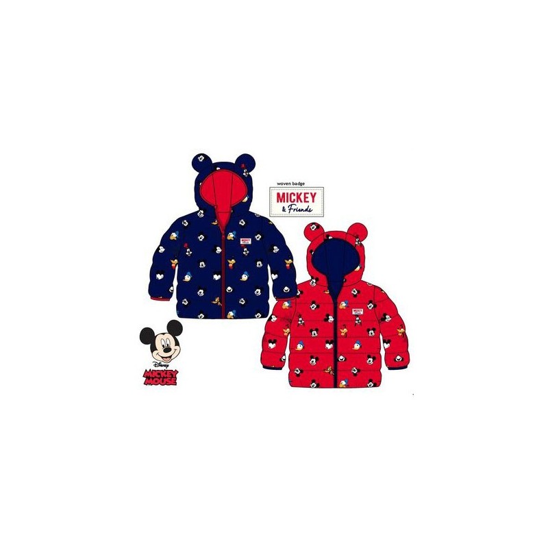 Manteau matelassé Disney Mickey pour bébé de 6 à 24 mois