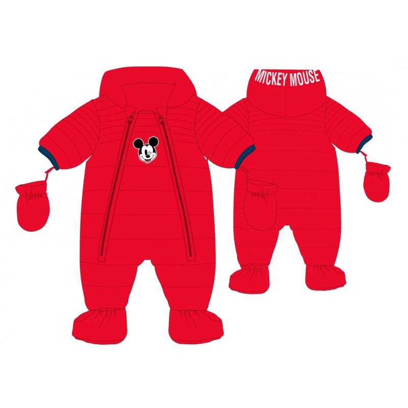 Disney Mickey  baby overall + gloves 3-23 months