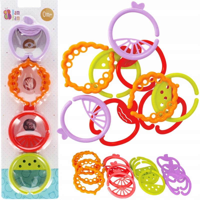 Fruits Baby Sensory Fruit Disc Set 16 pcs