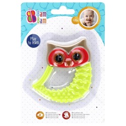 Anneau de dentition pour bébé hibou