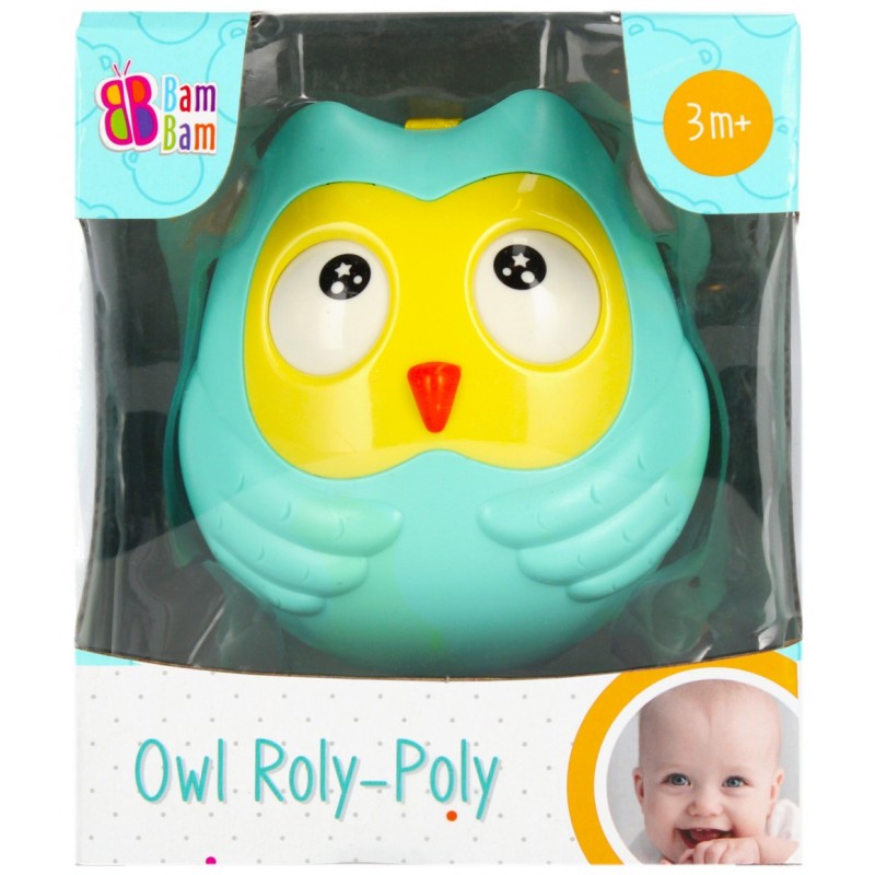 Owl roly-poly educational toy