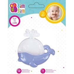 Whale baby teether