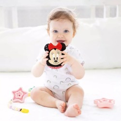 Disney Minnie  plush ball figure, baby rattle Clementoni