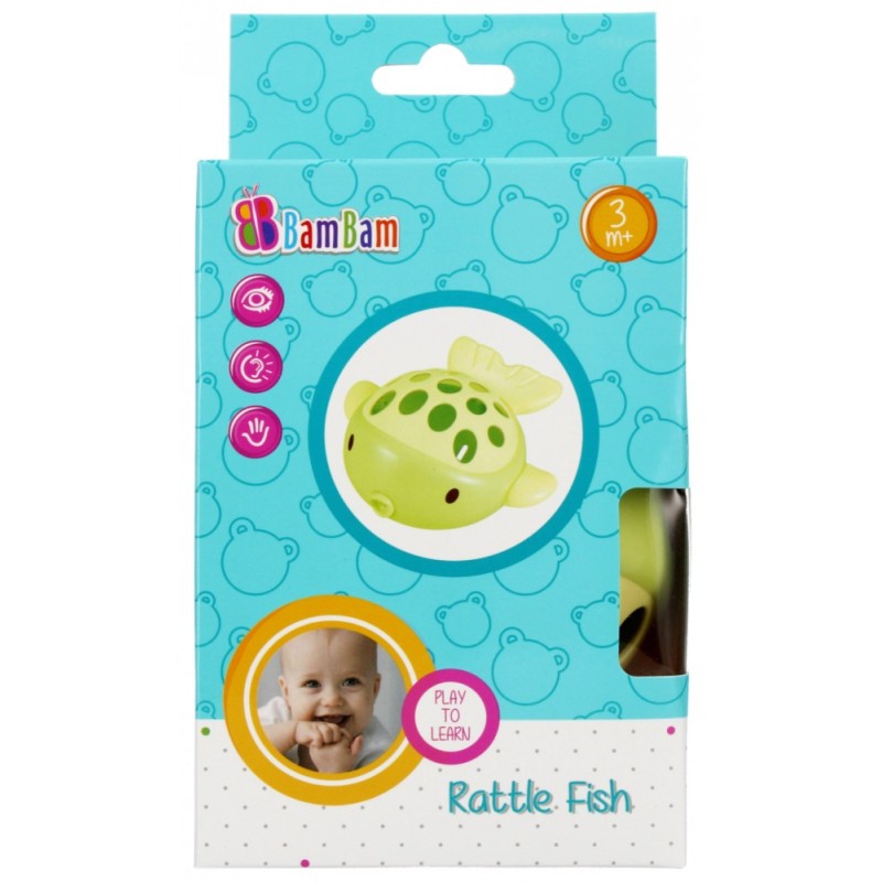 Fish small baby rattle