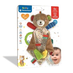 Teddy Bear Lovely s plush baby comforter Clementoni