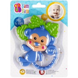 Monkey baby teether + rattle