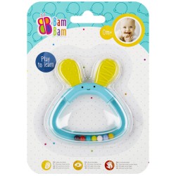 Rabbit baby teether + rattle