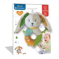 Hochet en peluche pour bébé Lapin Clementoni