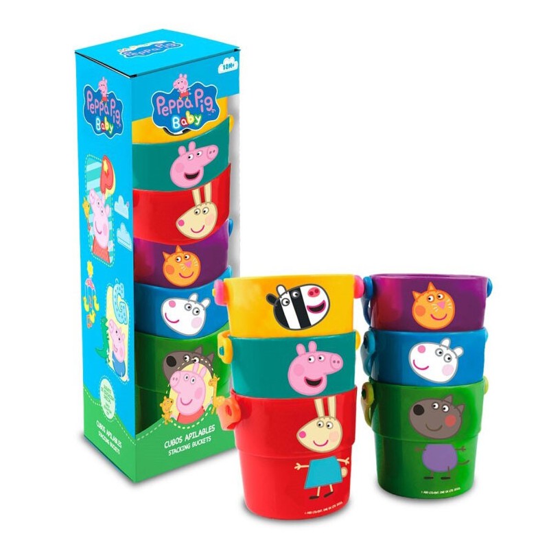 Peppa Pig 6-piece bath toy set