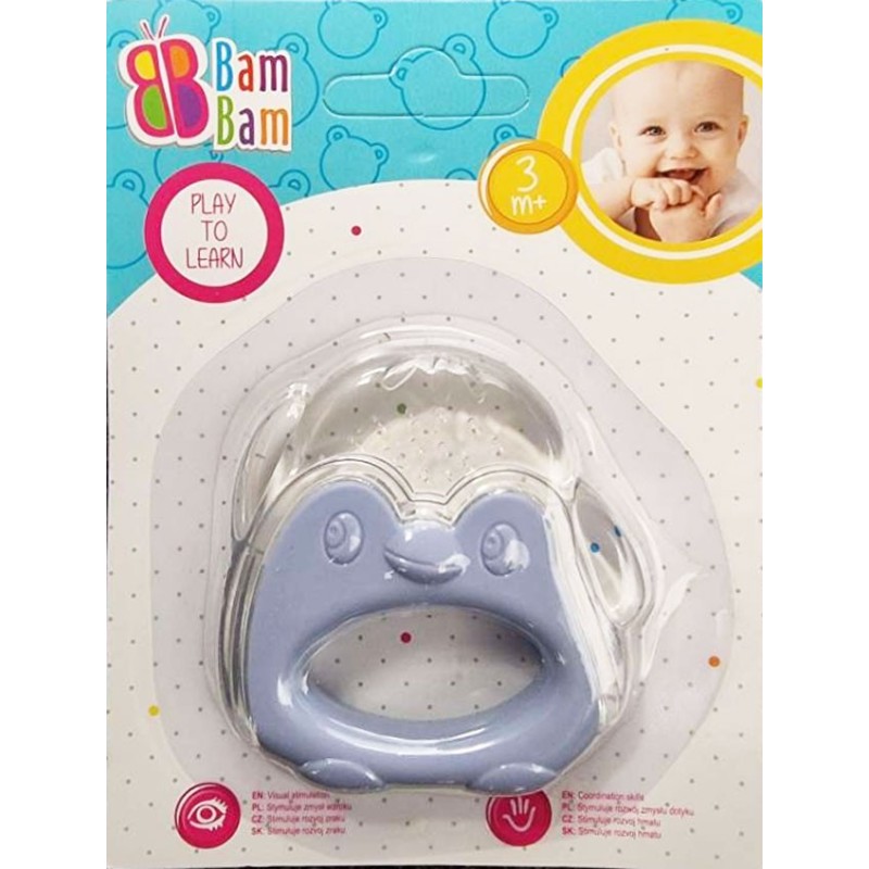 Penguin baby teether