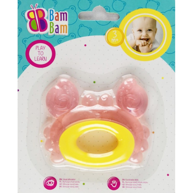 Crab baby teether