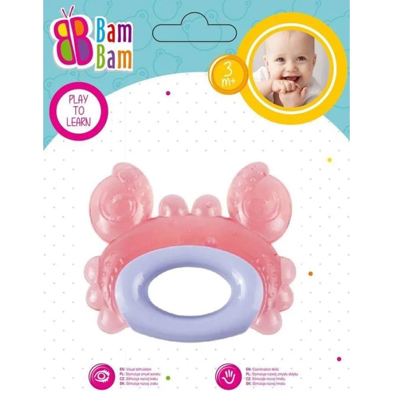 Crab shoddy baby teether