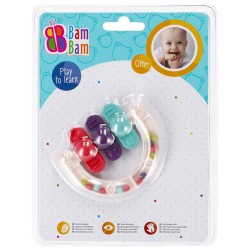 Colour baby rattle