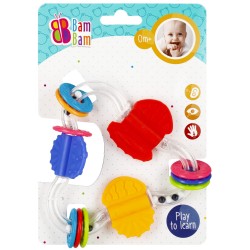 Colour baby rattle