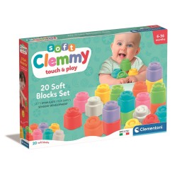 Jeu de construction souple Color Clemmy 20 pièces Clementoni