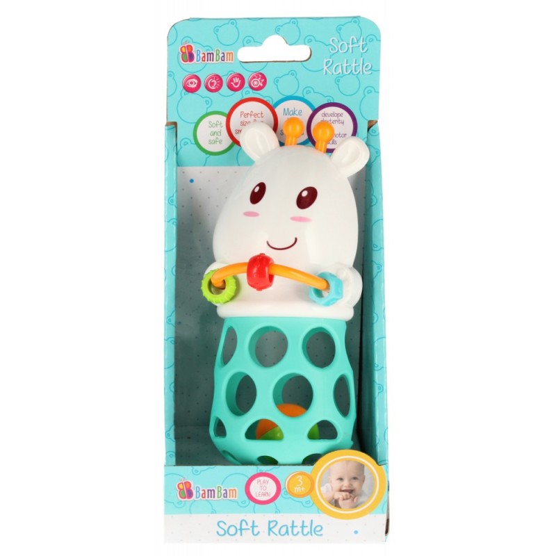 Cow baby rattle