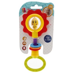 Flower baby rattle