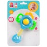 Flower baby teether + rattle