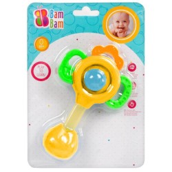 Flower baby teether + rattle