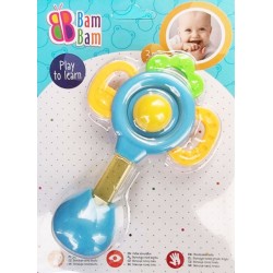 Flower baby teether + rattle