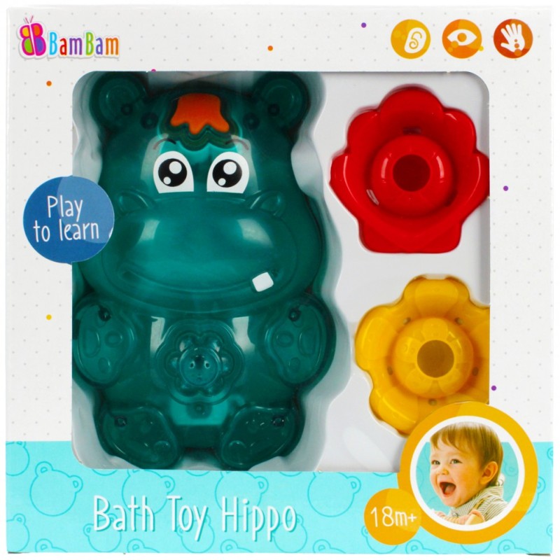 Hippo bath toy