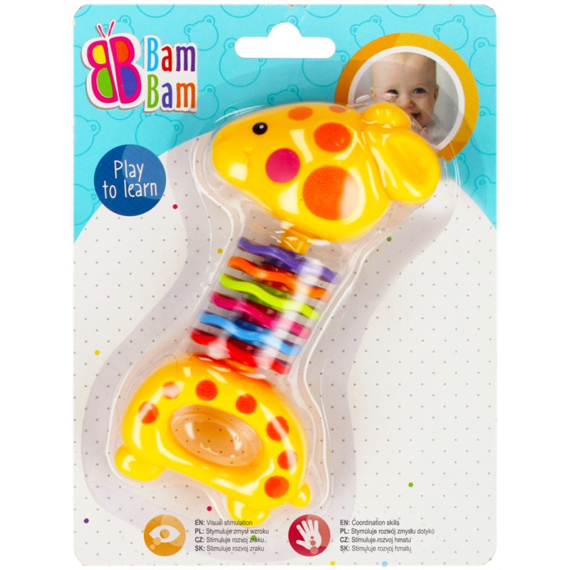 Giraffe baby rattle