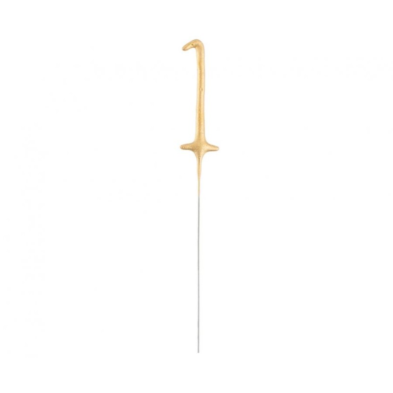 Number Gold Gold Number 1 Sparkler 17 cm