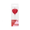 Love Diamond Heart Red, Heart Cake Candle