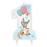 Animals Kangaroo First Birthday Candle