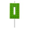 Blocks Green Blocks Building Block Number 0 Green Birthday Candle