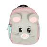 Sac à dos de maternelle 10,5 pouces souris bleu-gris
