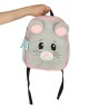 Sac à dos de maternelle 10,5 pouces souris bleu-gris
