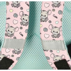 Sac à dos de maternelle 10,5 pouces souris bleu-gris
