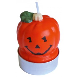 Citrouille d'Halloween, lot de 3 bougies citrouille