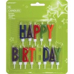 Happy Birthday Happy Birthday candle set 13 pieces