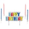 Happy Birthday Happy Birthday cake candle set, 5 pieces