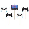 Gamer Game Game Cake Candle, Candle Set 5 pcs