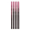 Colour Ombre Red-Black Cake Candle, Candle Set 5 pcs