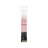 Colour Ombre Pink-White Birthday Candle Set, 5 pieces