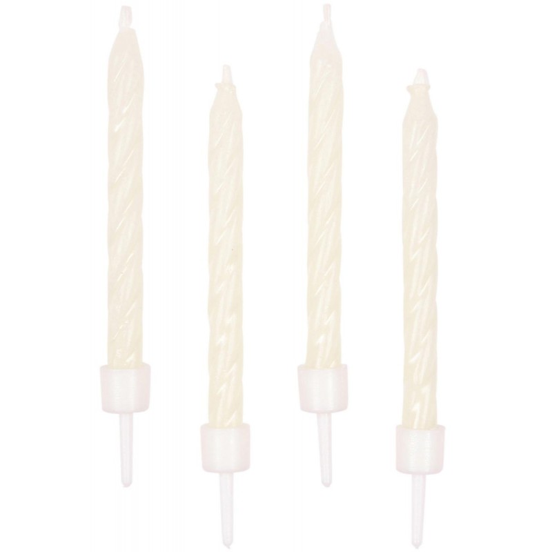 Colour Glow-in-the-Dark Cake Candle, Candle Set 10 pcs