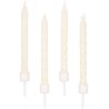 Colour Glow-in-the-Dark Cake Candle, Candle Set 10 pcs