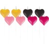 Love mini birthday candle set of 8