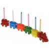 Train colorful cake candle, candle set